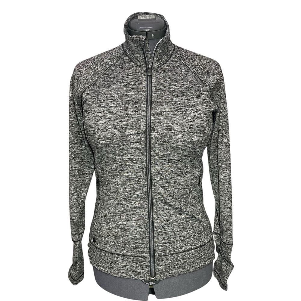 Outdoor Research Melody Heather Gray Full Zip-Up Jacket Size Small Thumbholes